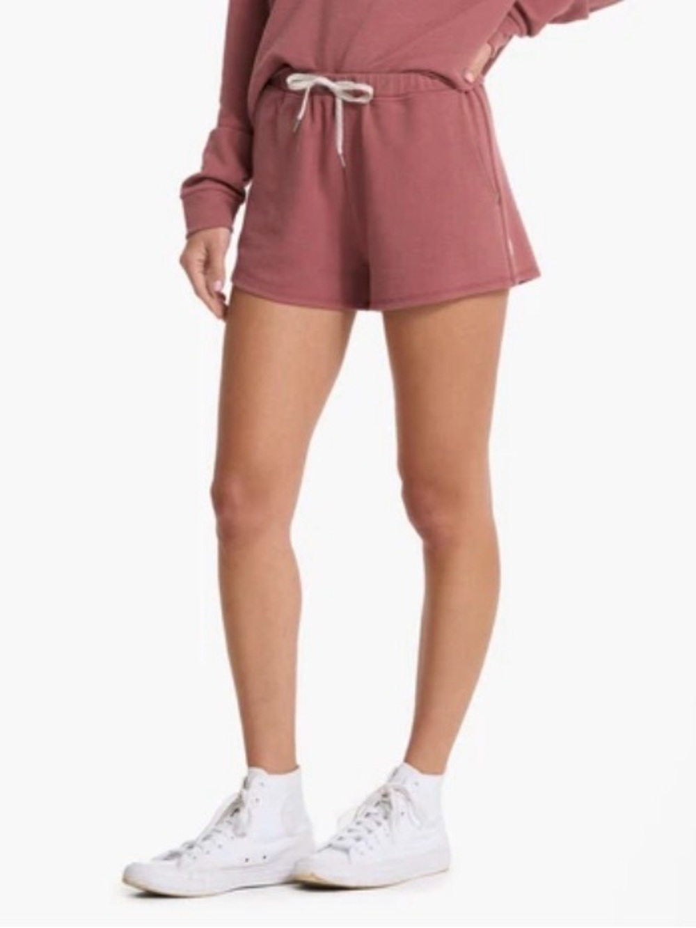 Vuori Bayview Thermal Shorts in Rosewood Size Small
